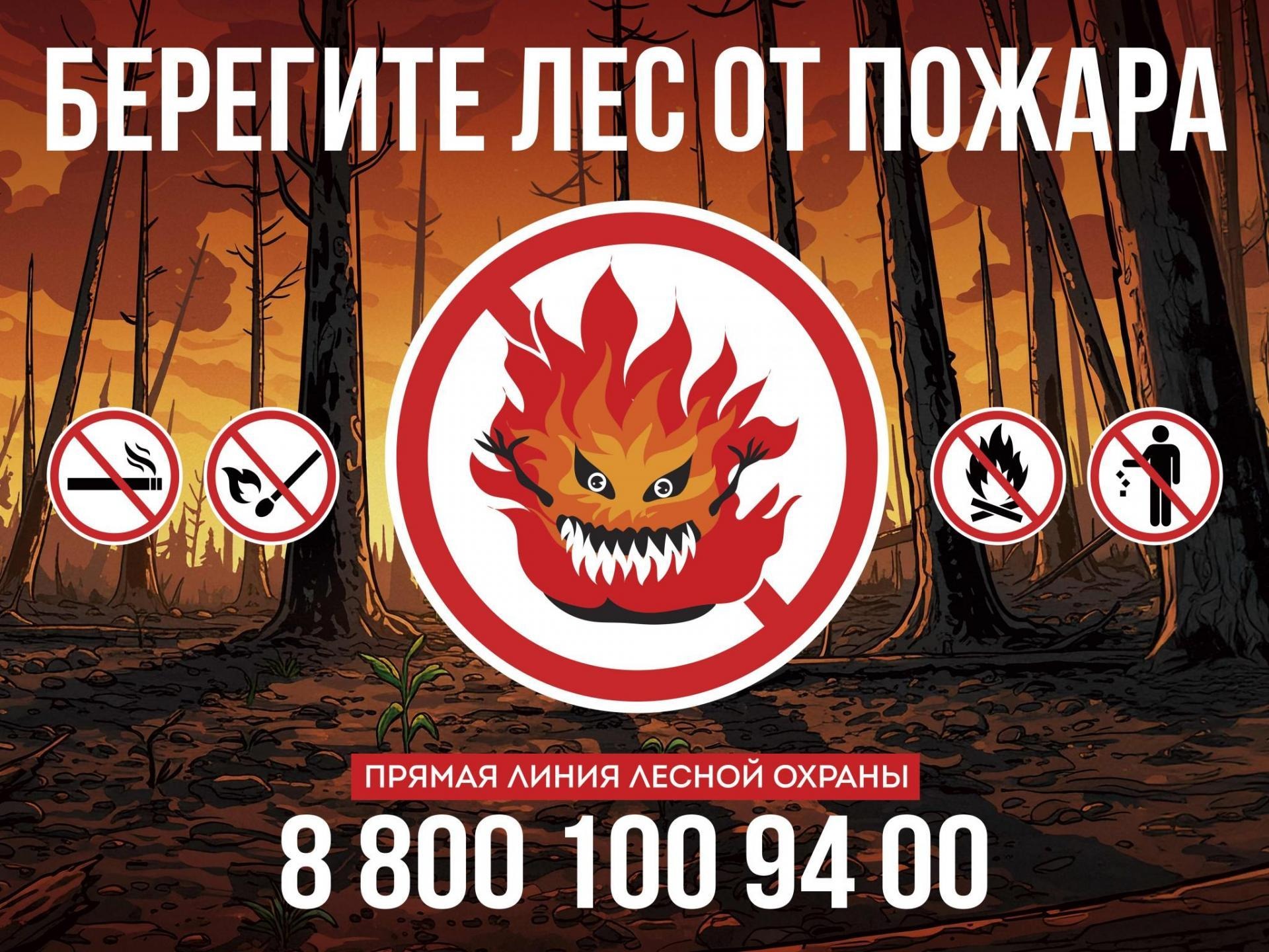 С 27 апреля 2026 года устанавливается противопожарный режим.